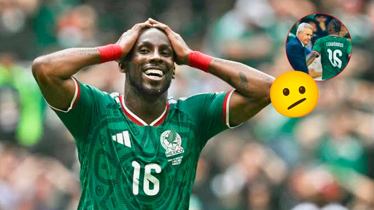 Julián Quiñones reacciona al cambio que hizo Javier Aguirre en el México - Inglaterra tras sacarlo de la cancha
