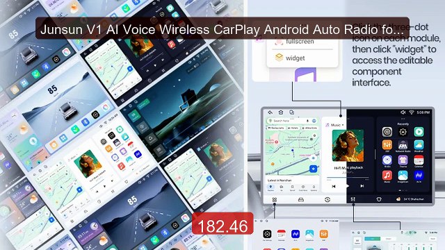 Junsun V1 AI Voice Wireless CarPlay Android Auto Radio for ... Top Pick 2026 | Unbeatable Price!