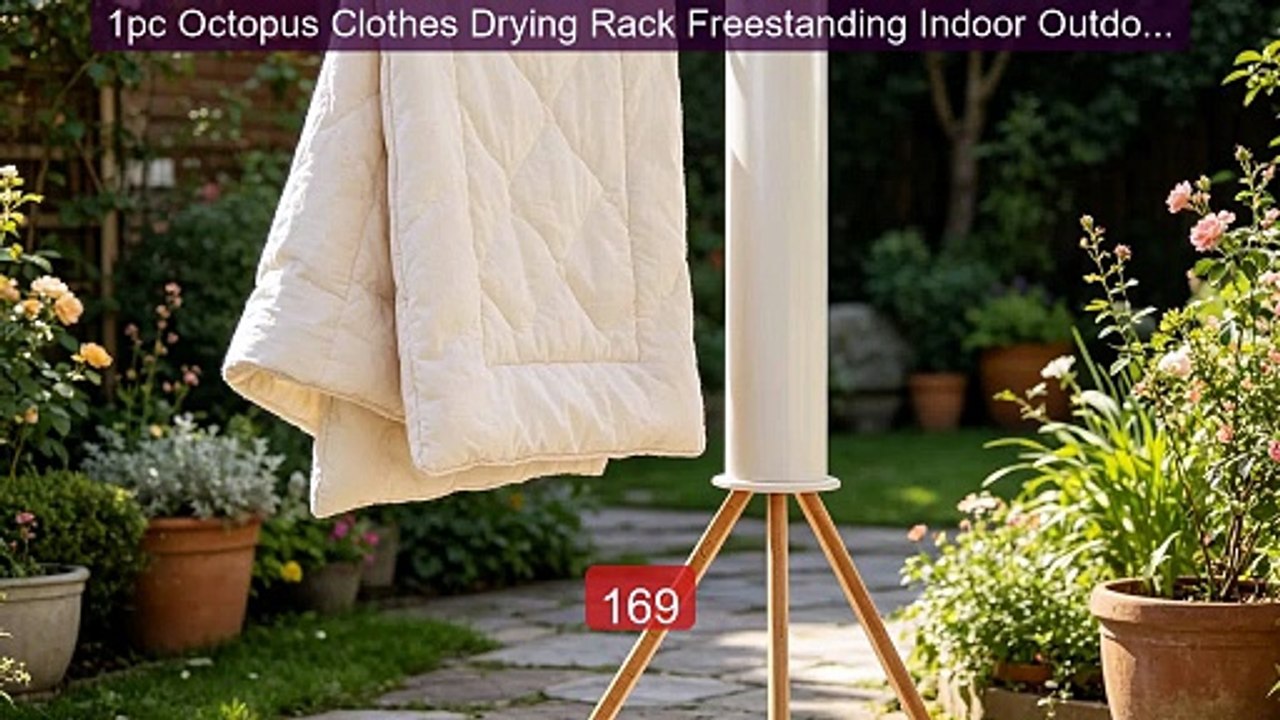 1pc Octopus Clothes Drying Rack Freestanding Indoor Outdoor Model ... -- Best Deal 2026 | Shop Now!