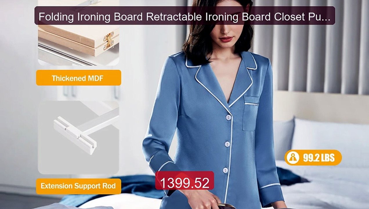 Folding Ironing Board Retractable Ironing Board Closet Pull-Out Sto... -- Top Rated 2026 | Buy Now!