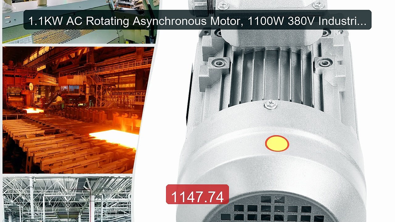 1.1KW AC Rotating Asynchronous Motor, 1100W 380V Industrial El... -- Best Buy 2026 | Great Quality!