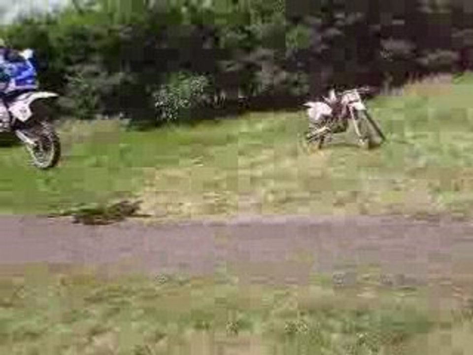 Motocross au parc