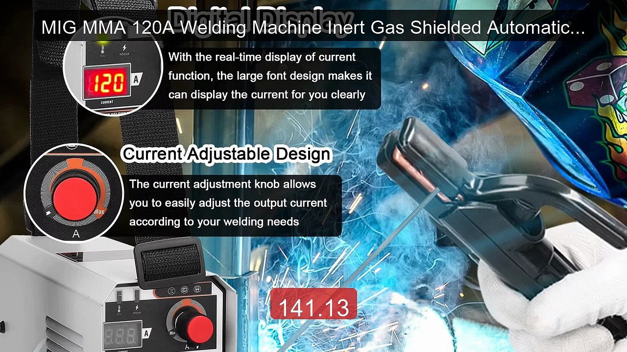 MIG MMA 120A Welding Machine Inert Gas Shielded Automatic Wire... -- Hot Deal 2026 | Limited Offer!