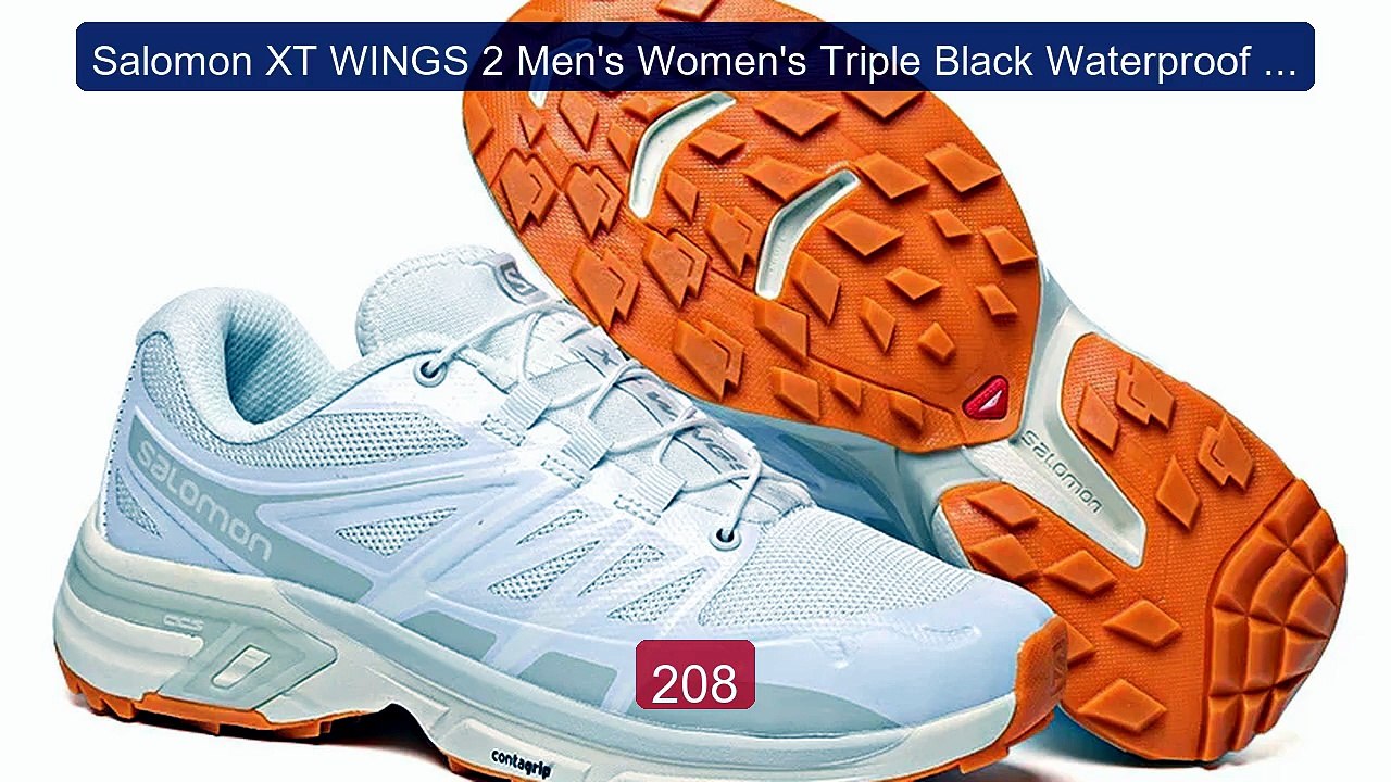 Salomon XT WINGS 2 Men's Women's Triple Black Waterproof Trai... -- Amazing Value 2026 | Must Have!