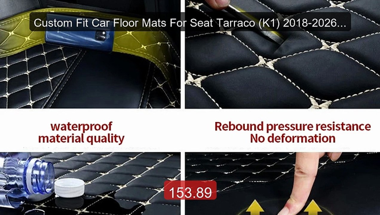 Custom Fit Car Floor Mats For Seat Tarraco (K1) 2018-2026 7Seats TP... -- Top Rated 2026 | Buy Now!