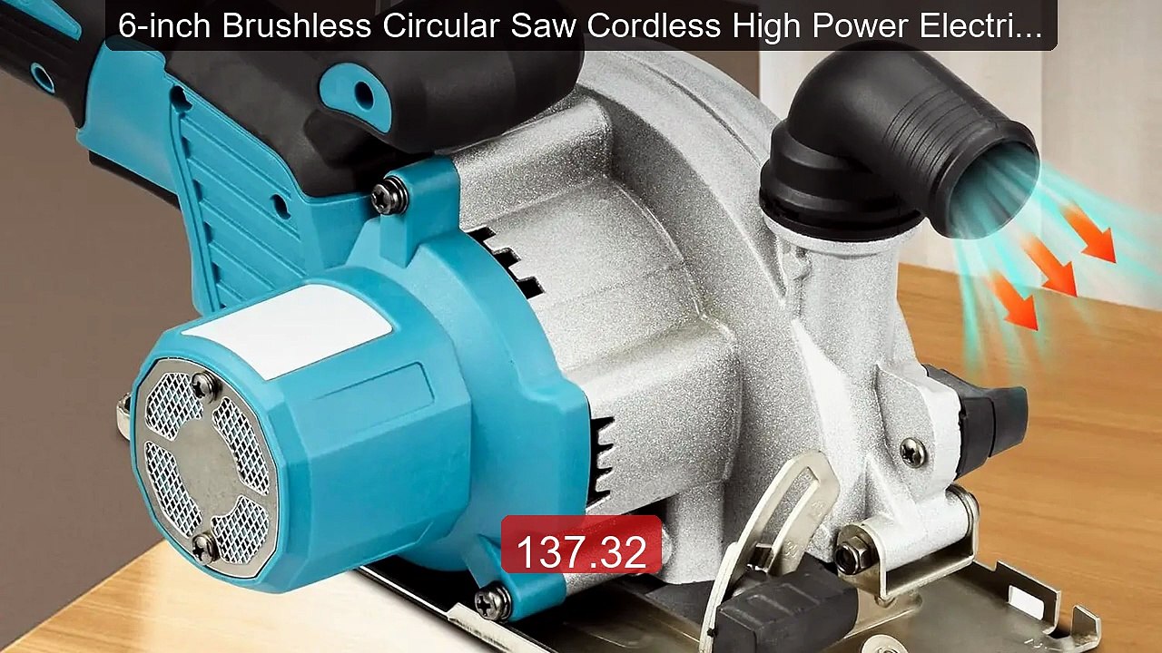 6-inch Brushless Circular Saw Cordless High Power Electric Woo... -- Best Buy 2026 | Great Quality!