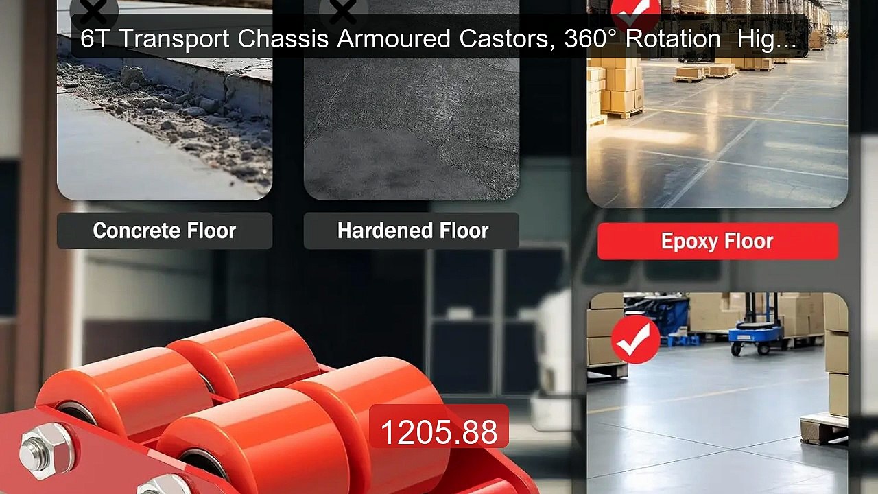 6T Transport Chassis Armoured Castors, 360° Rotation  High Qua... -- Hot Deal 2026 | Limited Offer!