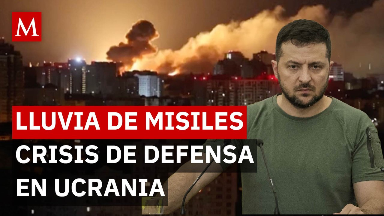 El mayor bombardeo sobre Kiev: Rusia lanza una ofensiva con misiles balísticos
