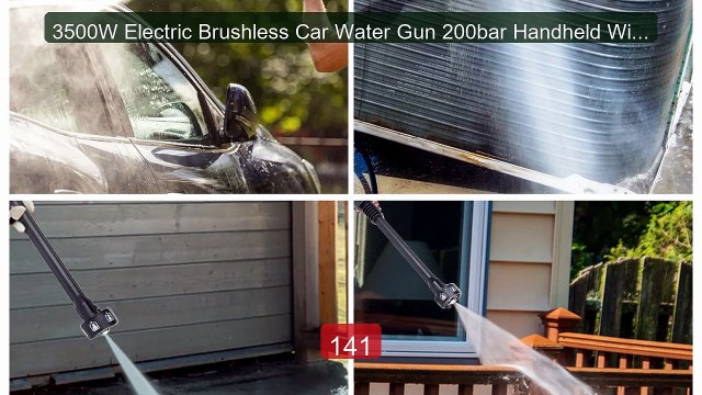 3500W Electric Brushless Car Water Gun 200bar Handheld Wireless Sp... Best Deal 2026 | Shop Now!