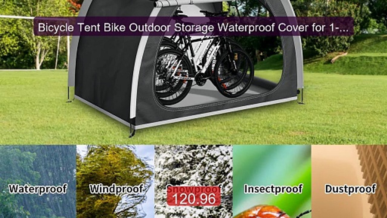 Bicycle Tent Bike Outdoor Storage Waterproof Cover for 1-4 ... -- Top Pick 2026 | Unbeatable Price!