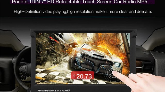 Podofo 1DIN 7 HD Retractable Touch Screen Car Radio MP5 Multimedi... Best Deal 2026 | Shop Now!