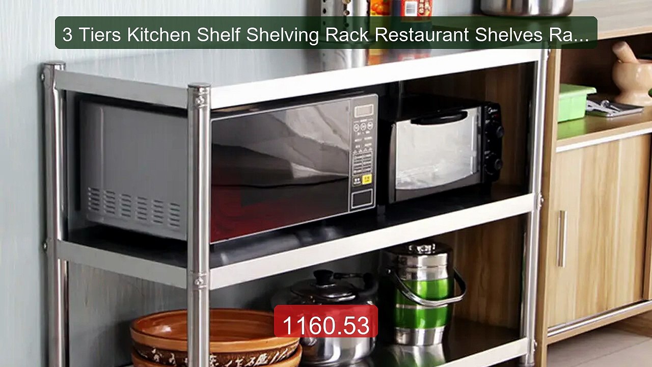 3 Tiers Kitchen Shelf Shelving Rack Restaurant Shelves Rack S... -- Amazing Value 2026 | Must Have!