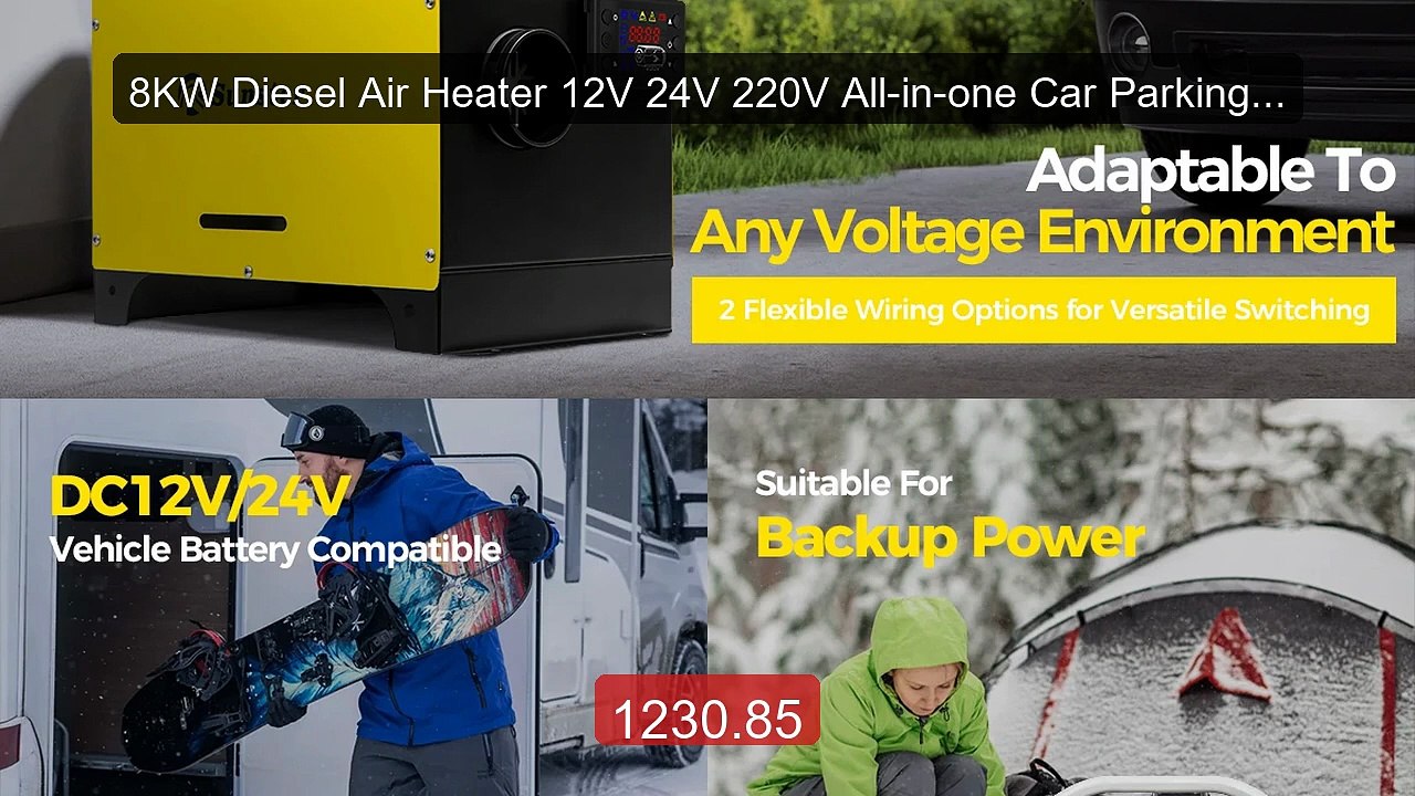 8KW Diesel Air Heater 12V 24V 220V All-in-one Car Parking Heat... -- Best Buy 2026 | Great Quality!
