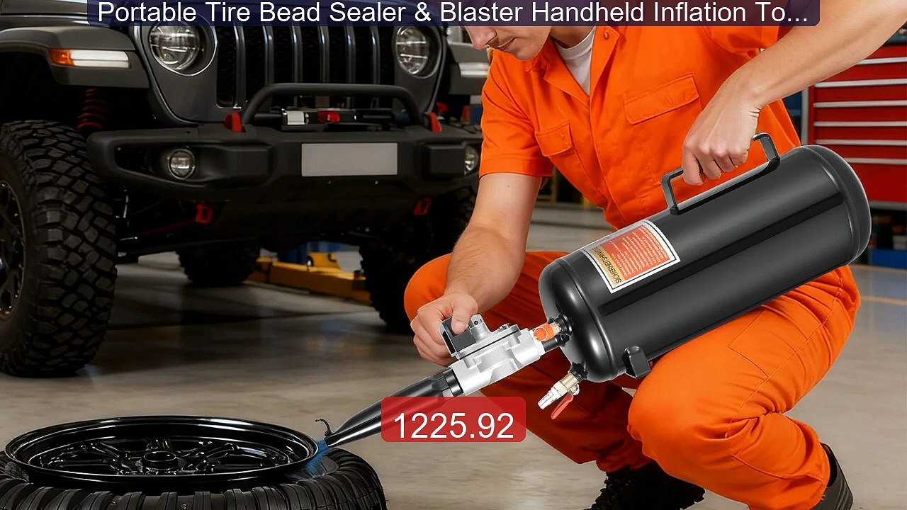 Portable Tire Bead Sealer & Blaster Handheld Inflation Tool Ti... -- Best Buy 2026 | Great Quality!