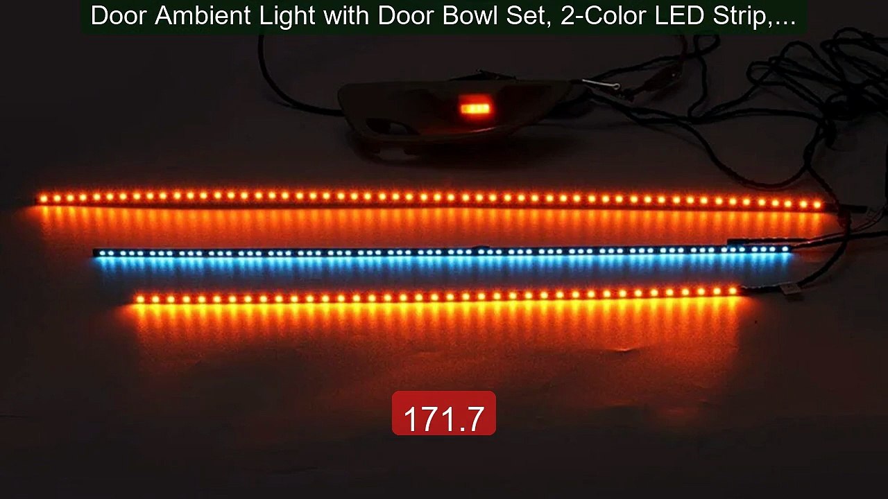 Door Ambient Light with Door Bowl Set, 2-Color LED Strip, Anti-Scra... -- Top Rated 2026 | Buy Now!