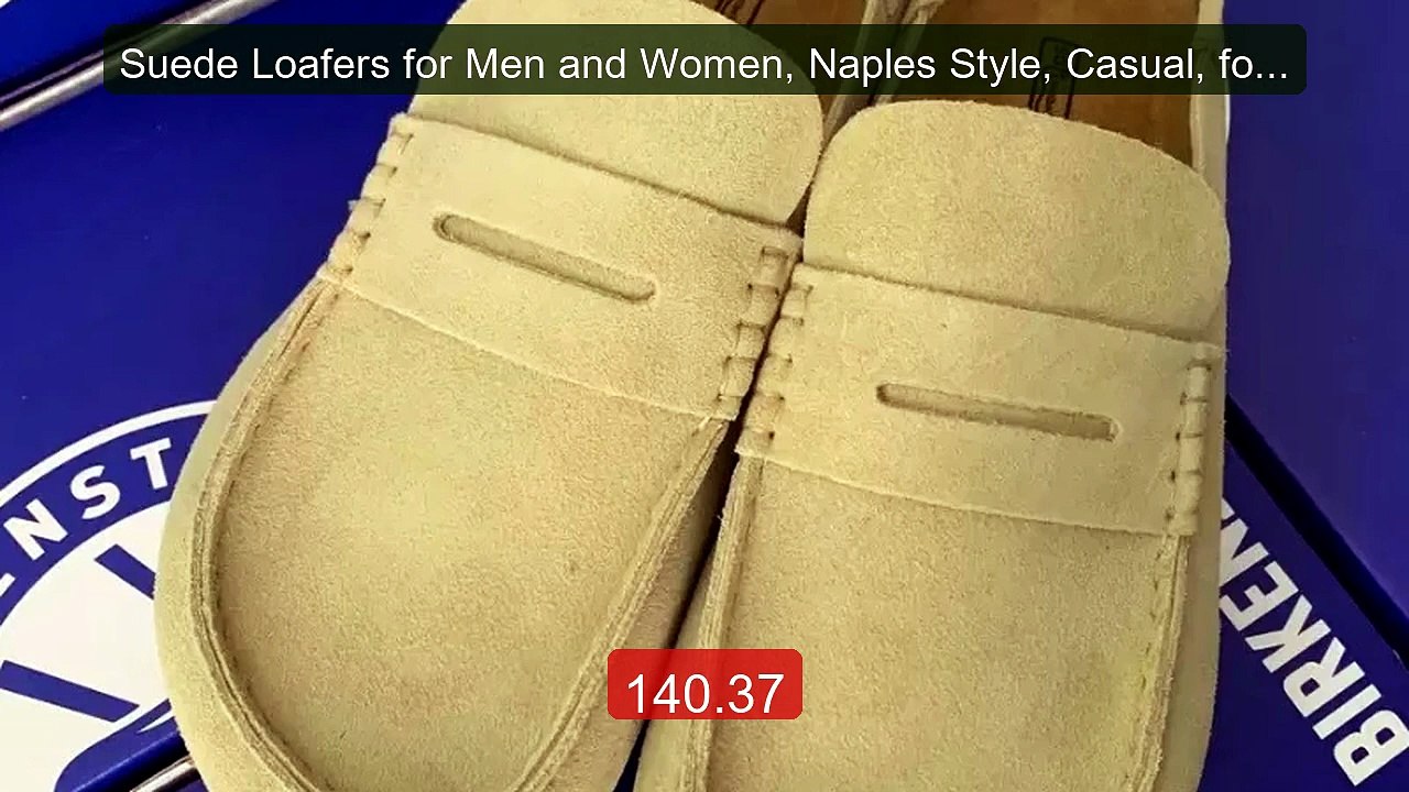 Suede Loafers for Men and Women, Naples Style, Casual, for ... -- Top Pick 2026 | Unbeatable Price!