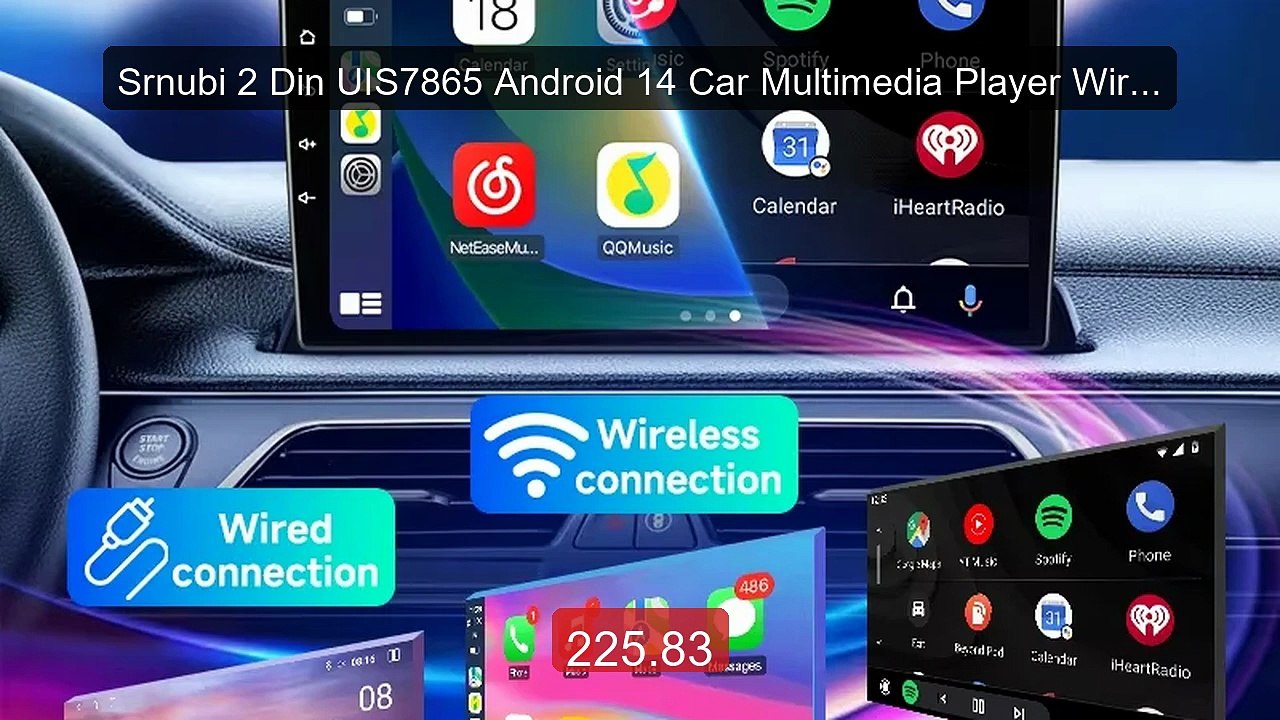 Srnubi 2 Din UIS7865 Android 14 Car Multimedia Player Wireless Car... -- Best Deal 2026 | Shop Now!