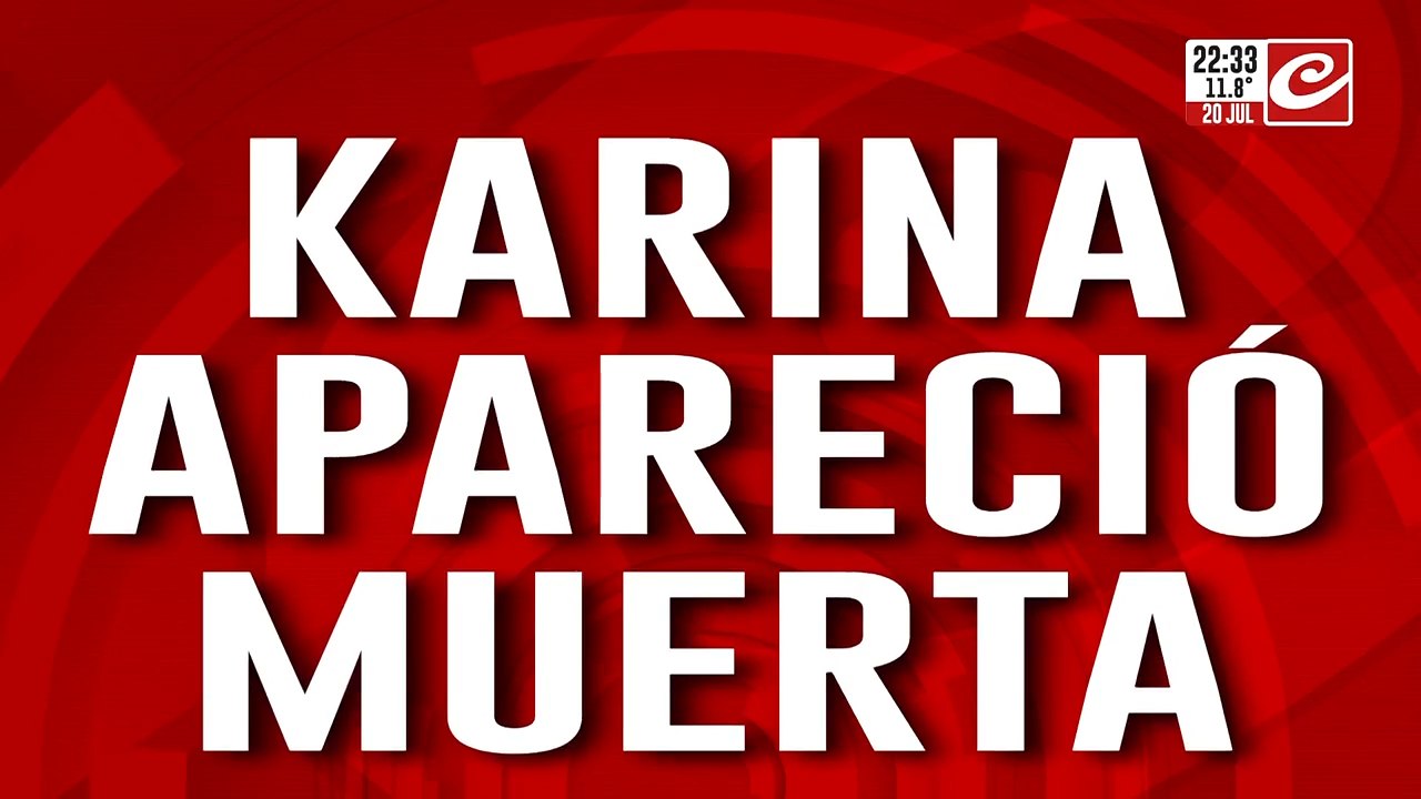 El peor final para Karina: la encontraron en un pozo ciego