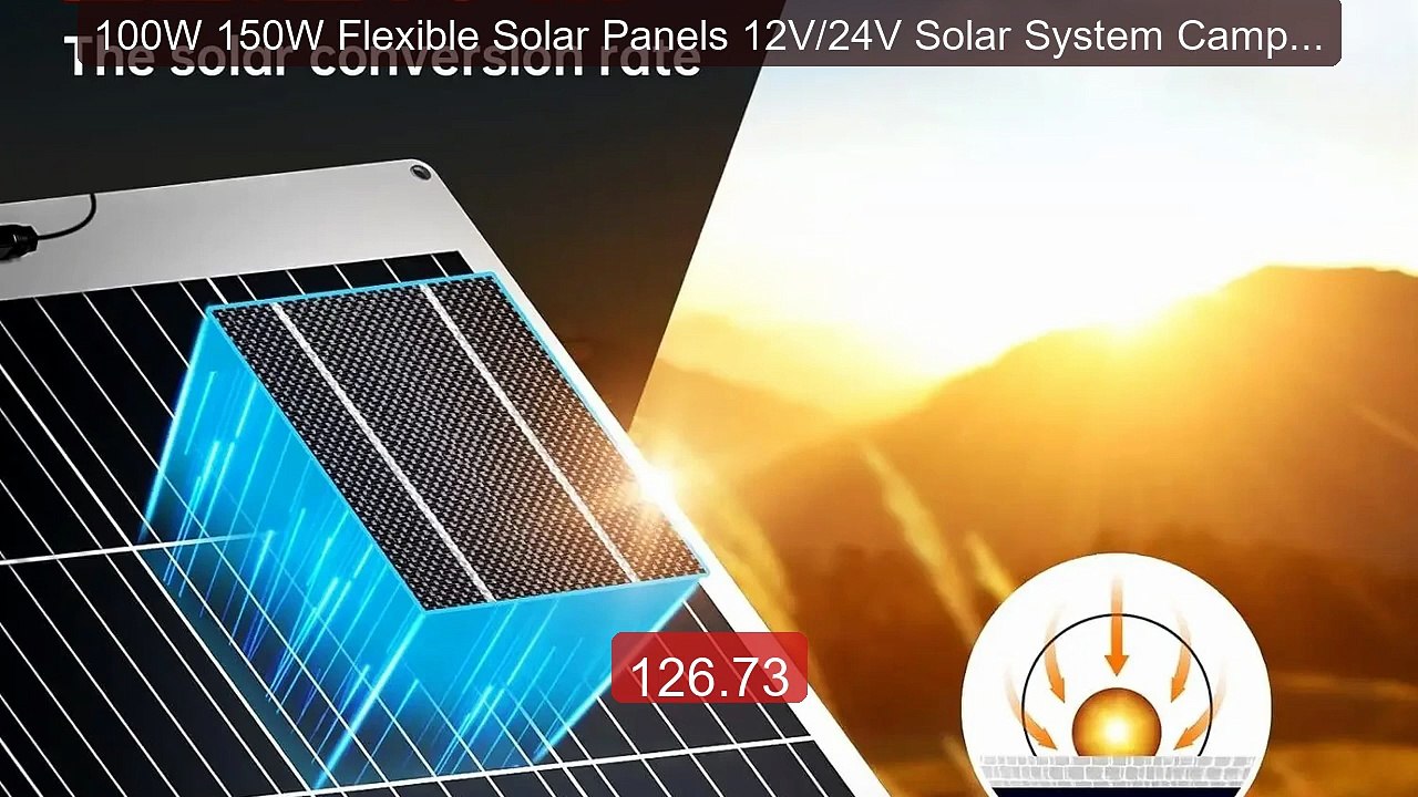 100W 150W Flexible Solar Panels 12V/24V Solar System Camping ... -- Amazing Value 2026 | Must Have!