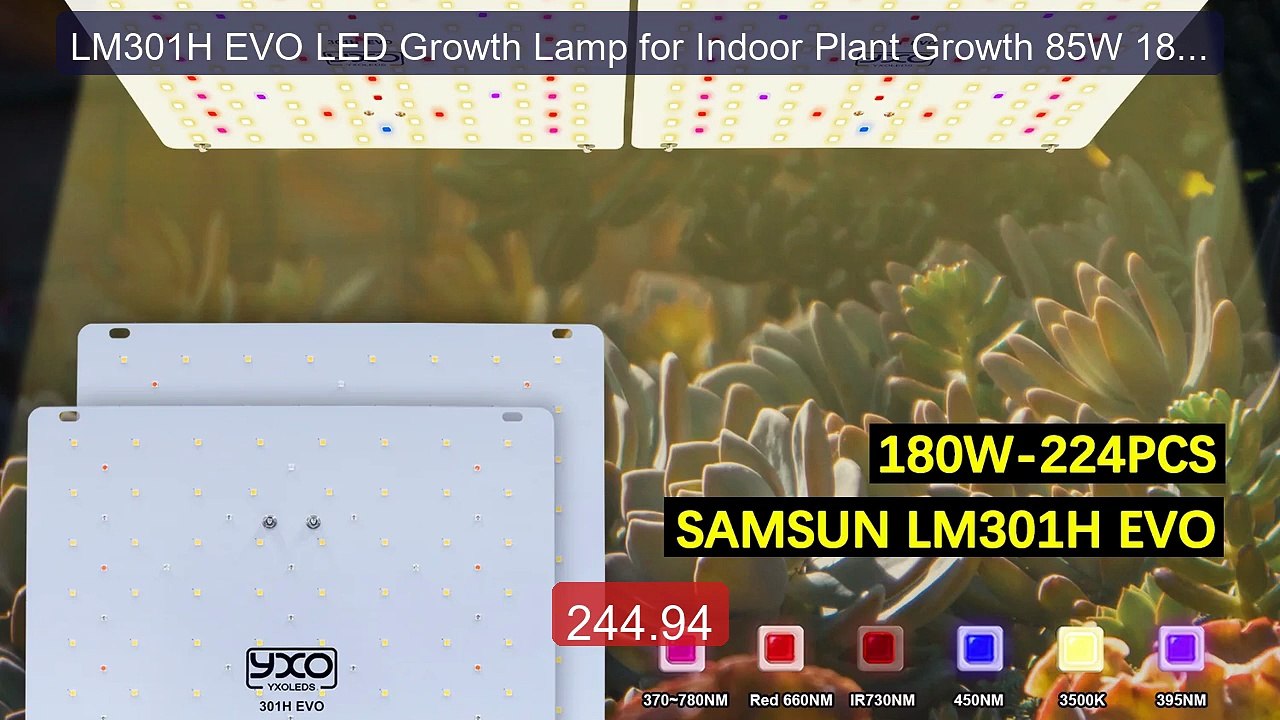 LM301H EVO LED Growth Lamp for Indoor Plant Growth 85W 180W Hy... -- Hot Deal 2026 | Limited Offer!