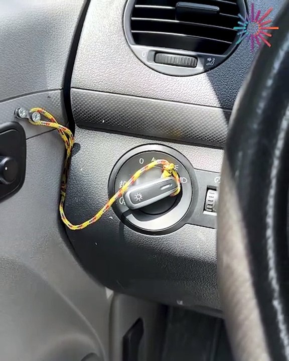 Genius rope trick saves your car battery🚗