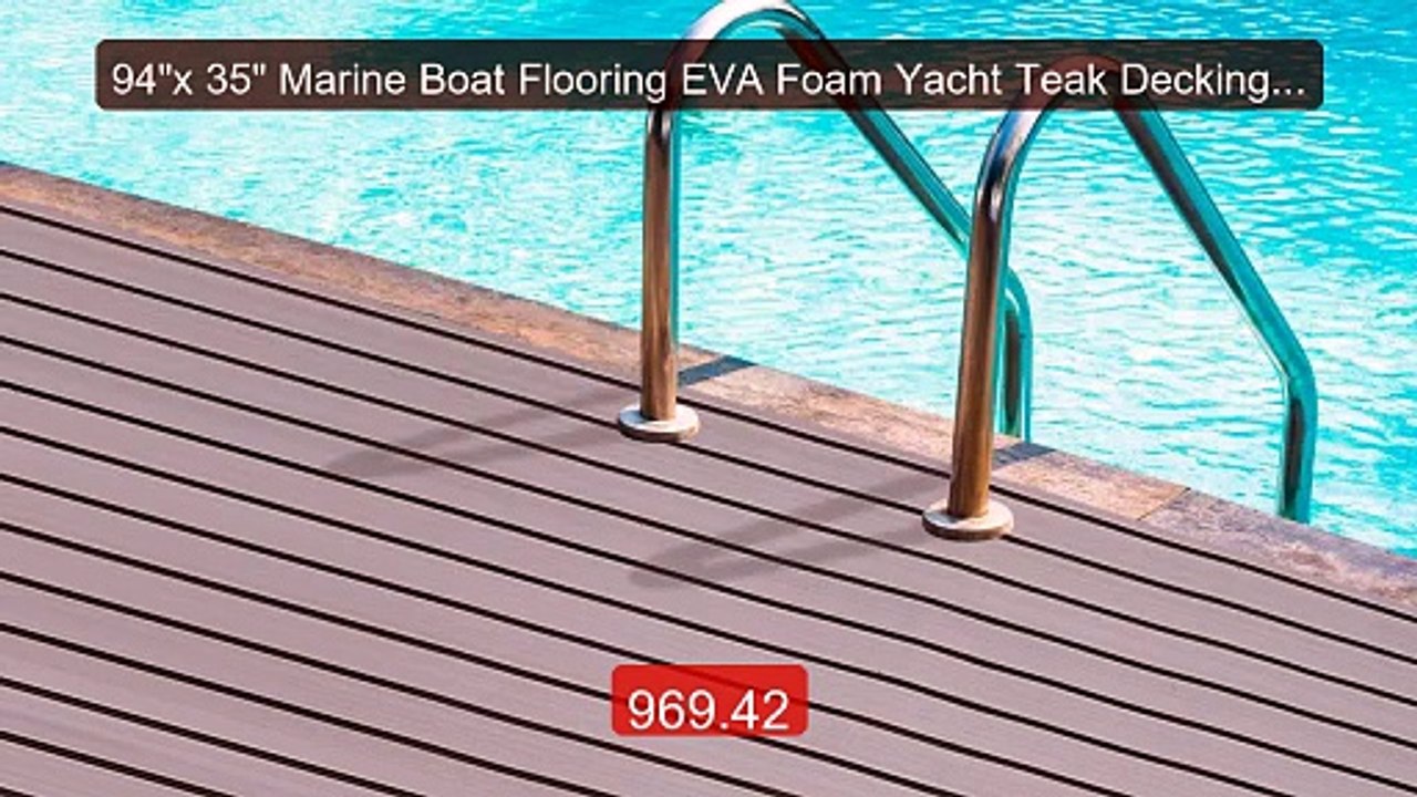 94"x 35" Marine Boat Flooring EVA Foam Yacht Teak Decking Sheet Ca... -- Best Deal 2026 | Shop Now!