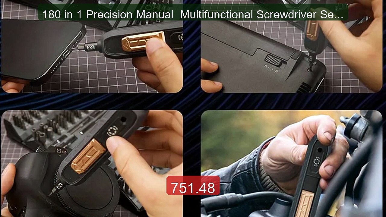 180 in 1 Precision Manual  Multifunctional Screwdriver Set Magnetic... -- Top Rated 2026 | Buy Now!