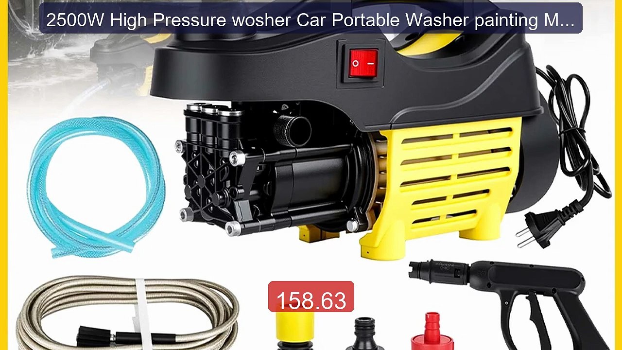 2500W High Pressure wosher Car Portable Washer painting Machine fla... -- Top Rated 2026 | Buy Now!
