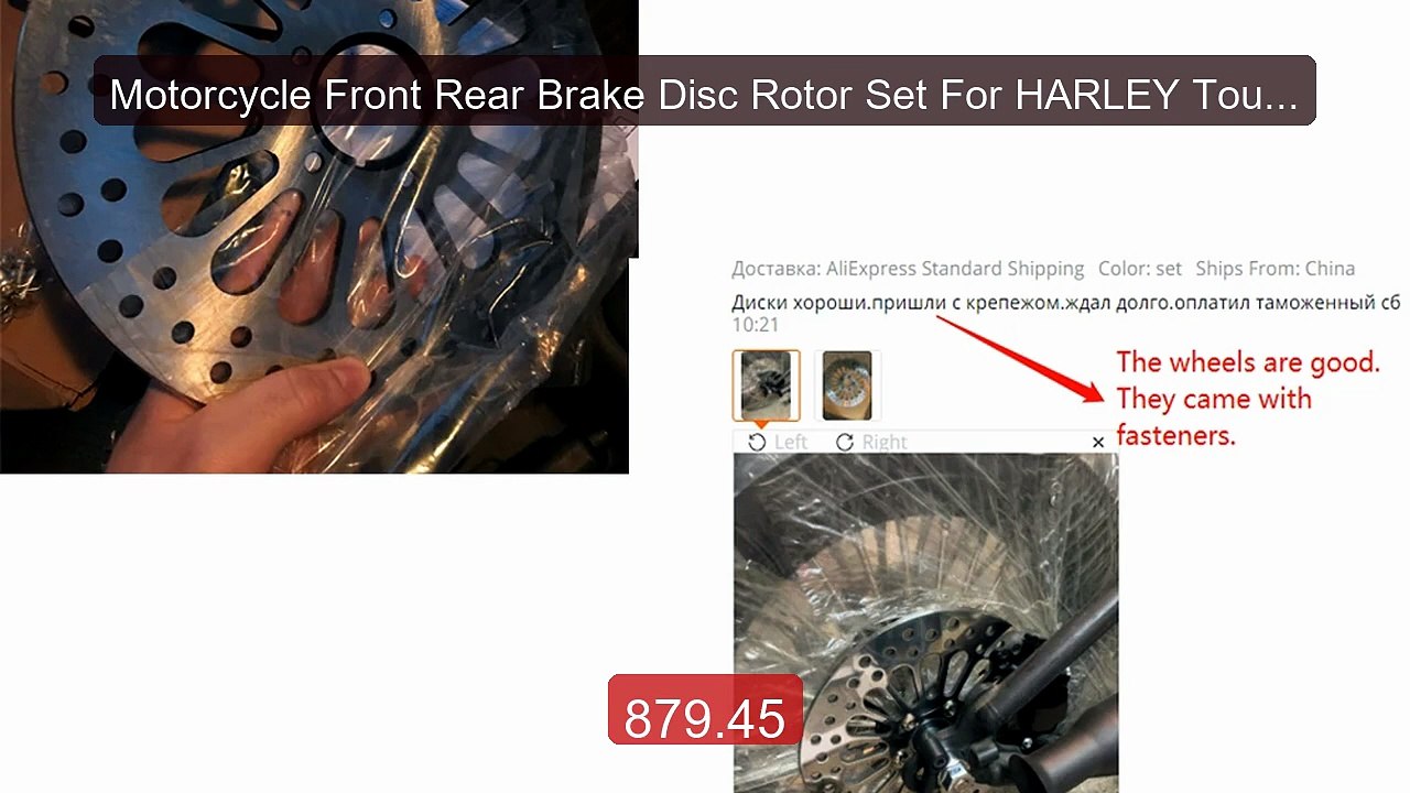 Motorcycle Front Rear Brake Disc Rotor Set For HARLEY Touring Softa... -- Top Rated 2026 | Buy Now!