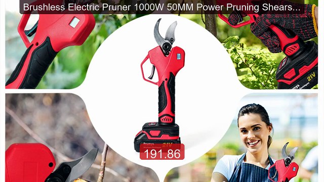 Brushless Electric Pruner 1000W 50MM Power Pruning Shears with 21V... Best Deal 2026 | Shop Now!