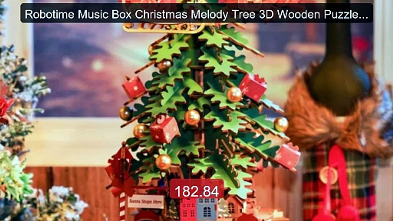 Robotime Music Box Christmas Melody Tree 3D Wooden Puzzles ... -- Top Pick 2026 | Unbeatable Price!