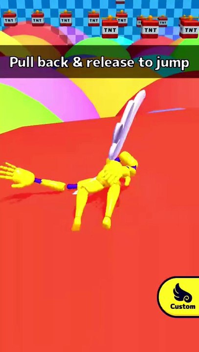 Rubber Jumping : Slingshot Doll Gameplay |Level 18| #gaming #trending #asmr #rubberjumpingslingshotdollgameplay