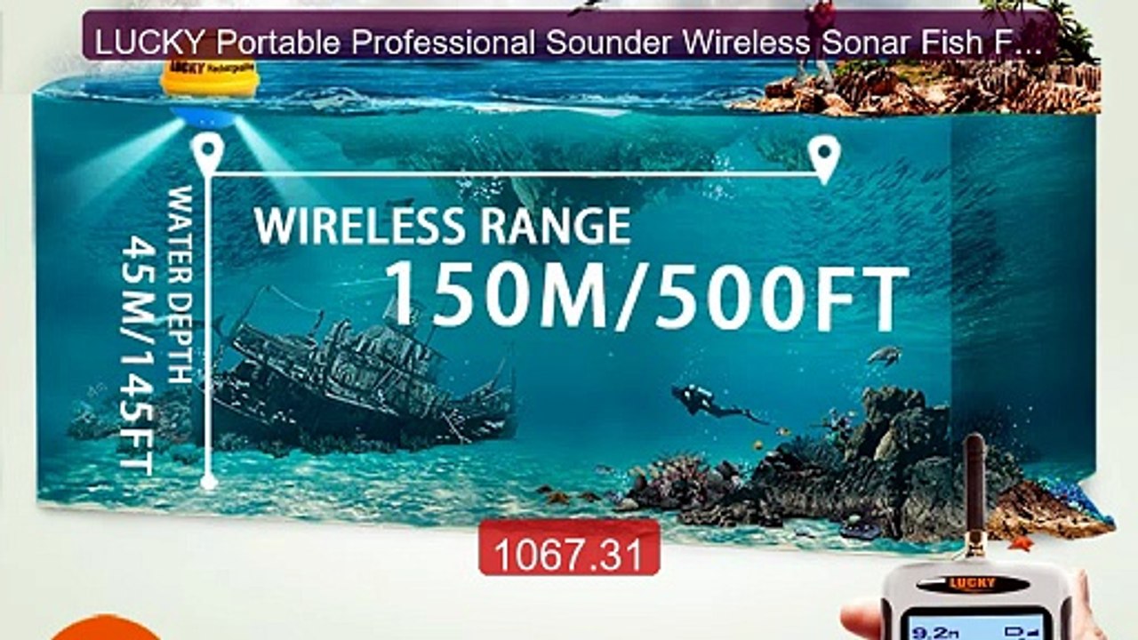 LUCKY Portable Professional Sounder Wireless Sonar Fish Finder Fis... -- Best Deal 2026 | Shop Now!