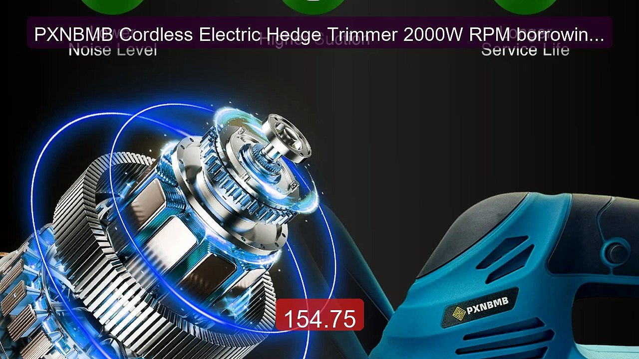 PXNBMB Cordless Electric Hedge Trimmer 2000W RPM borrowing law move... -- Top Rated 2026 | Buy Now!