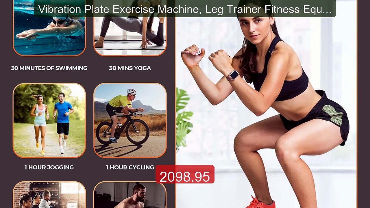 Vibration Plate Exercise Machine, Leg Trainer Fitness Equipmen... -- Best Buy 2026 | Great Quality!