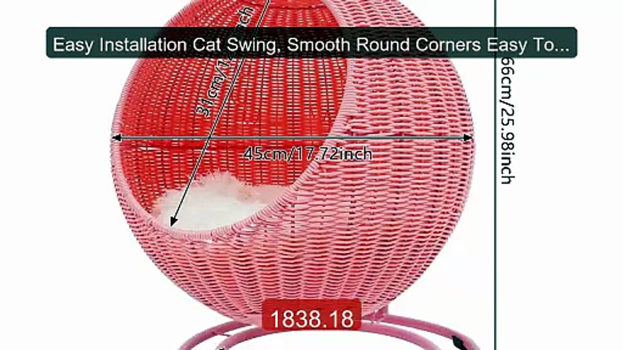 Easy Installation Cat Swing, Smooth Round Corners Easy To Clea... -- Best Buy 2026 | Great Quality!