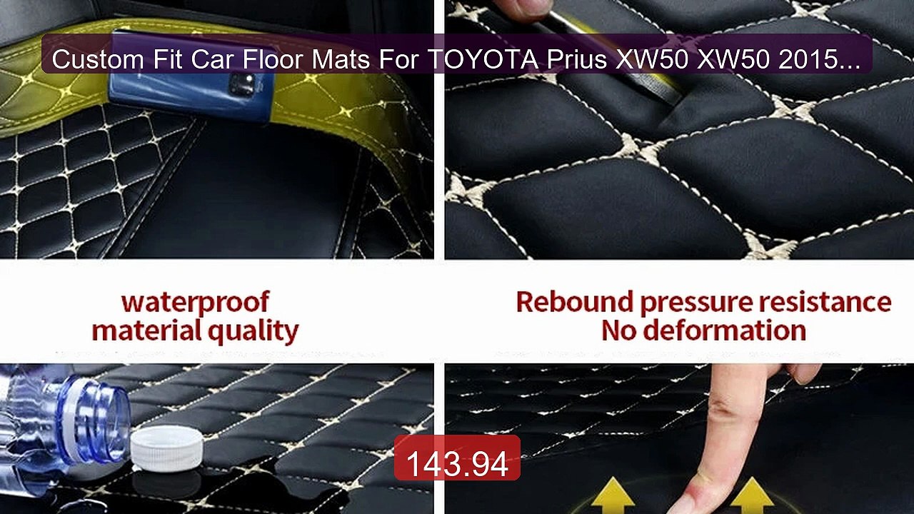 Custom Fit Car Floor Mats For TOYOTA Prius XW50 XW50 2015-202... -- Amazing Value 2026 | Must Have!
