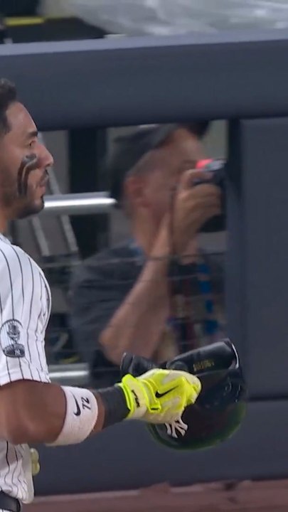 Benches cleared after Dennis Santana had an issue with Jose Caballero's antics at the plate.