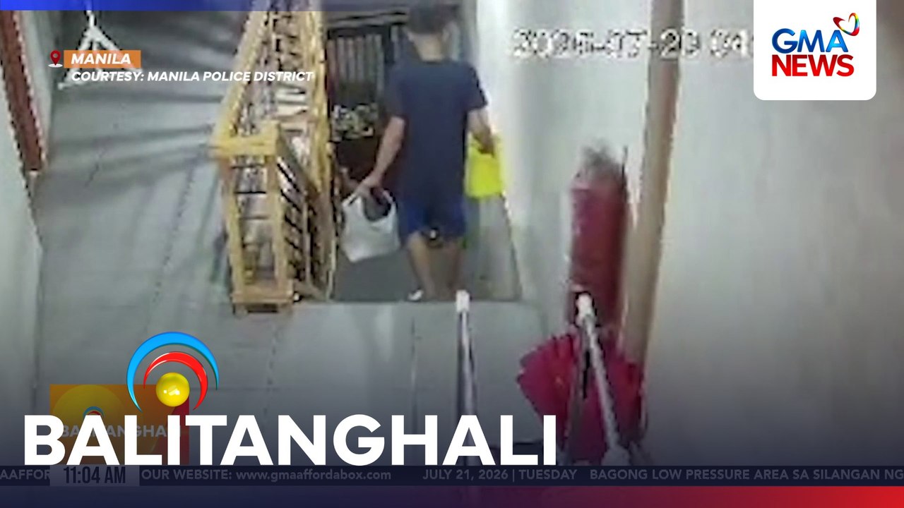 Lalaki, arestado matapos magnakaw ng halos P20,000 halaga ng mga gamit sa isang apartment building; umamin sa krimen | Balitanghali