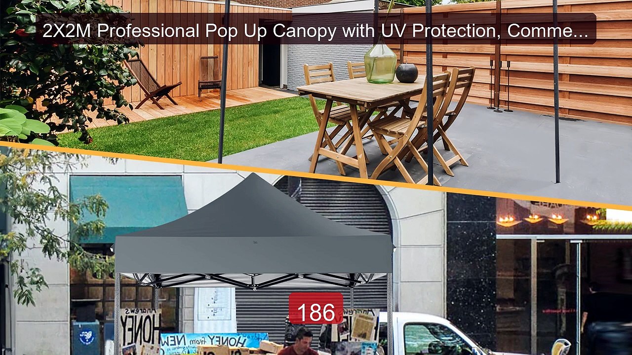2X2M Professional Pop Up Canopy with UV Protection, Commercial... -- Best Buy 2026 | Great Quality!