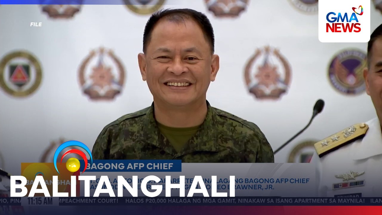 Lt. Gen. Antonio G. Nafarrete, itinalagang bagong AFP Chief kasunod ng retirement ni Gen. Romeo Brawner, Jr.  | Balitanghali