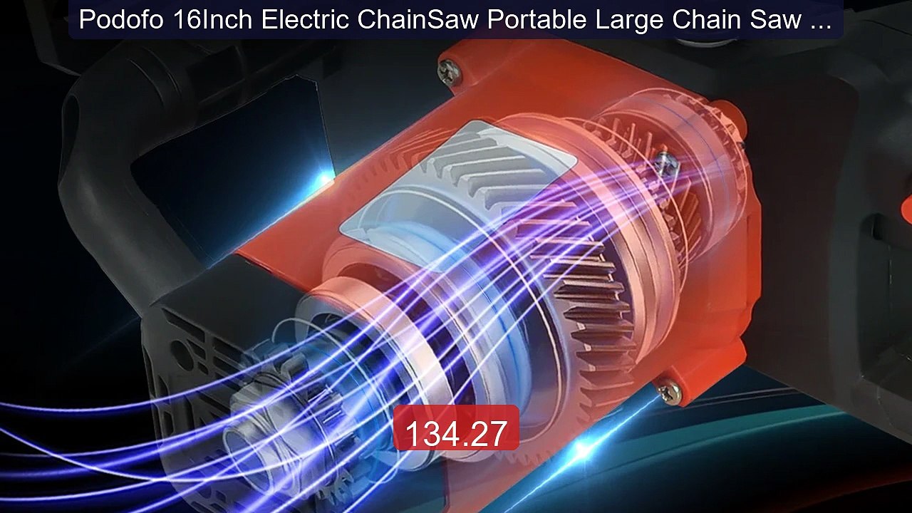 Podofo 16Inch Electric ChainSaw Portable Large Chain Saw Loggi... -- Best Buy 2026 | Great Quality!
