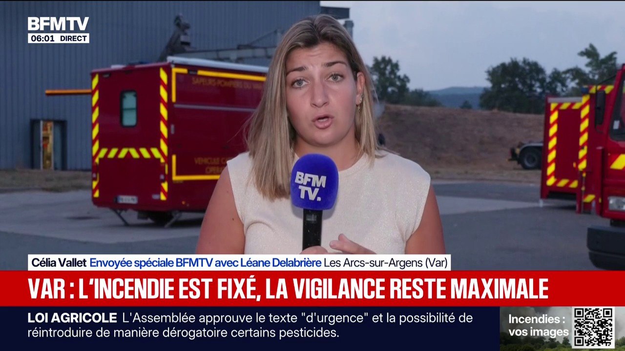 Incendie dans le Var: le feu de Taradeau est fixé, mais la vigilance reste de mise pour les prochains jours