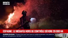 26.000 hectares ravagés, 1.200 personnes évacuées...l'incendie qui sévit au nord de Madrid ne faiblit pas