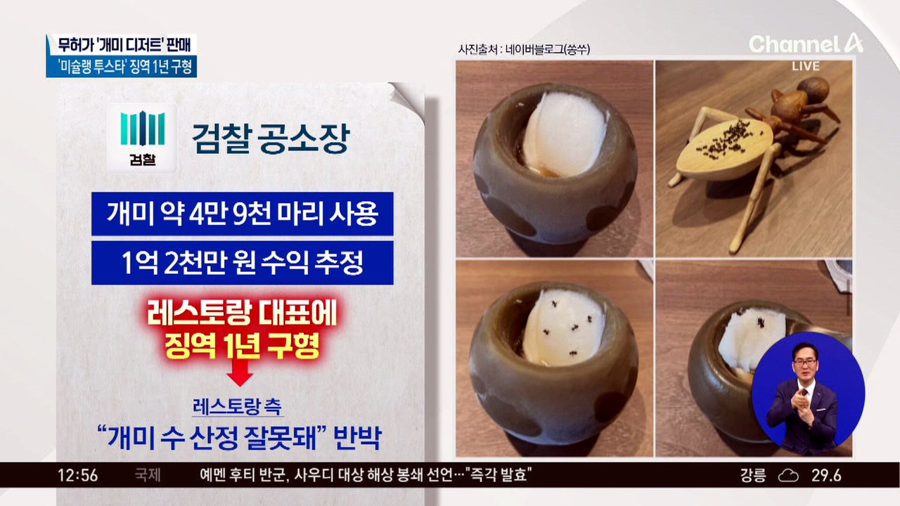 ‘개미 디저트’ 때문에 징역 위기…무슨 일?