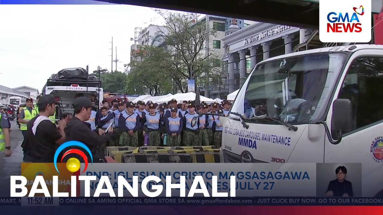 PNP - INC, magsasagawa ng pagtitipon sa Lunes, July 27 | Balitanghali