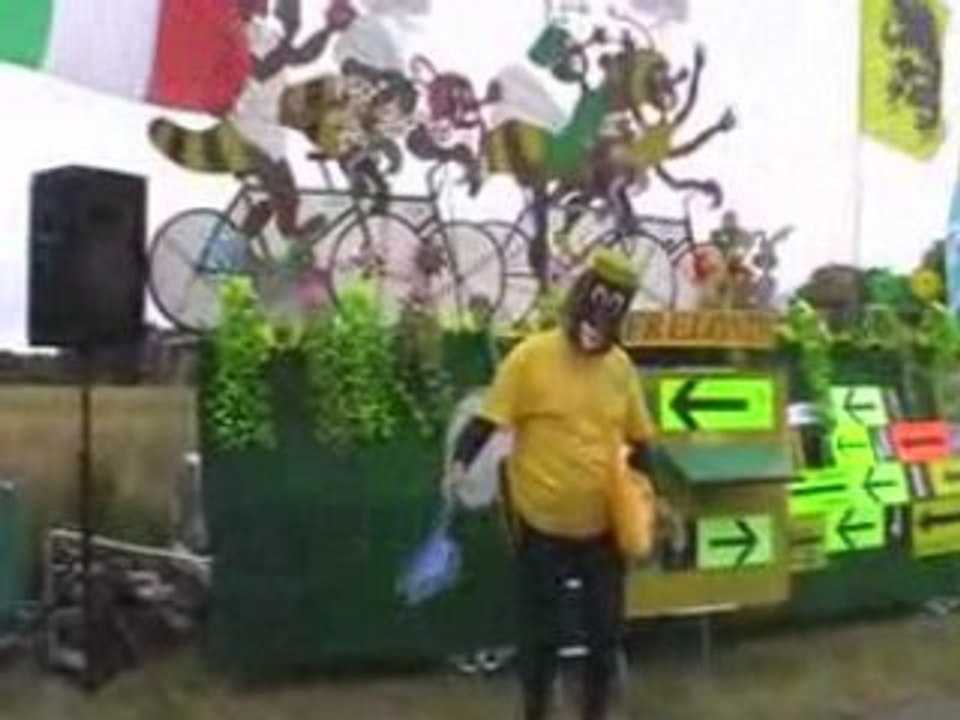 Animation sur la route (Brest-Plumelec)