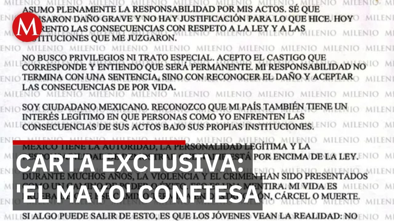 Carta exclusiva: 'El Mayo' Zambada prefiere prisión en México antes que supermáxima seguridad en EU