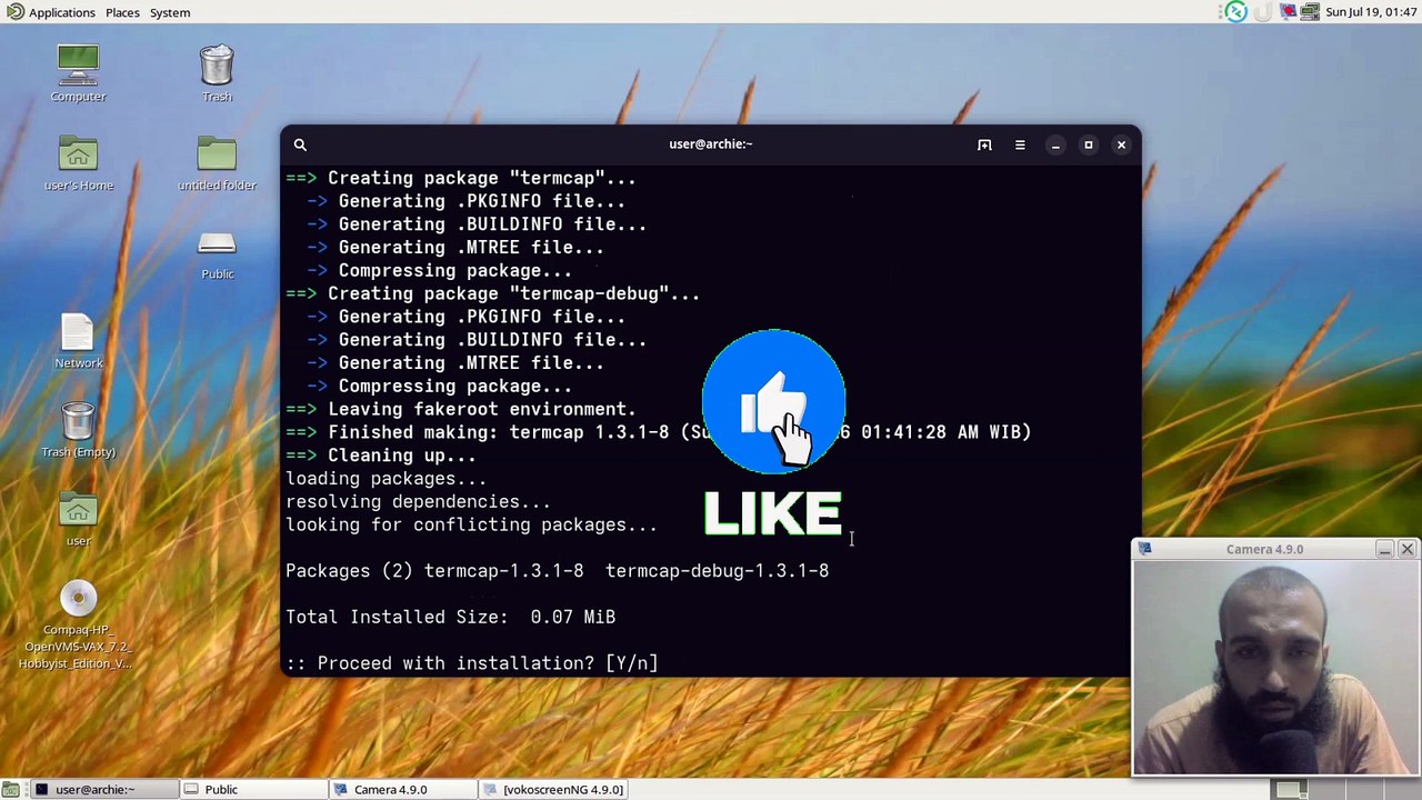 Opensimh setup on arch linux and emulating openvms 7.2 on it