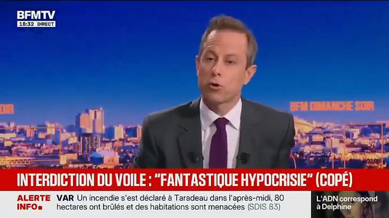 Jean-François Copé estime qu’il est désormais trop tard pour interdire le port du voile et  que au fond, cela ne pose pas vraiment de problème